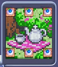 Pixel Flow Level 698: Screenshot des Spielfelds