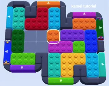 Color Block Jam 레벨 1347 / 1350 / 1356: 보드 스크린샷