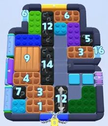 Nivel de Color Block Jam: captura del tablero