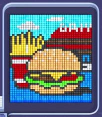 Pixel Flow level 848: screenshot of the board