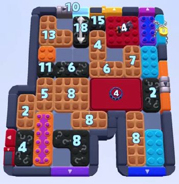 Color Block Jam 레벨 1436 / 1440 / 2345: 보드 스크린샷