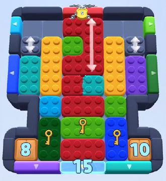 Color Block Jam level 564: screenshot of the board