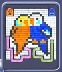 Pixel Flow уровень 152: скриншот поля