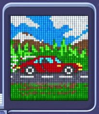 Pixel Flow level 833: screenshot of the board