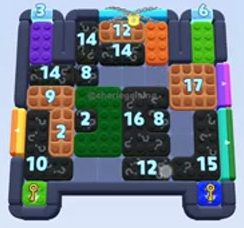 Nivel de Color Block Jam: captura del tablero