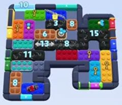 Nivel de Color Block Jam: captura del tablero