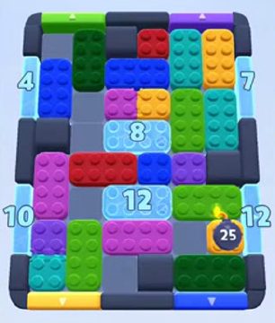 Color Block Jam 183 / 571 / 1021. bölüm: tahtanın ekran görüntüsü