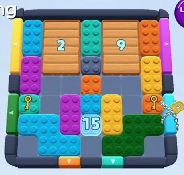 Color Block Jam level 502: screenshot of the board