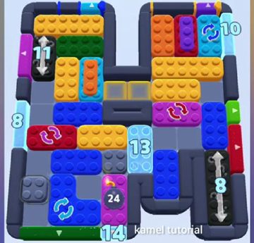 Color Block Jam 1255. bölüm: tahtanın ekran görüntüsü