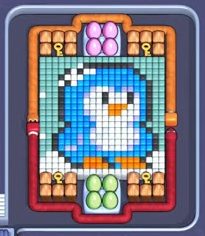 Pixel Flow Level 636: Screenshot des Spielfelds