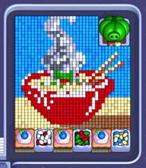 Pixel Flow level 1247: screenshot of the board