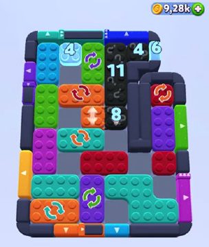 Color Block Jam 레벨 1287 / 1290: 보드 스크린샷