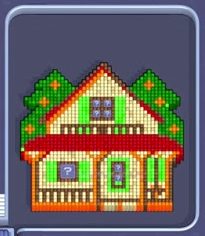 Pixel Flow уровень 194: скриншот поля