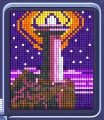 Pixel Flow level 984: screenshot of the board