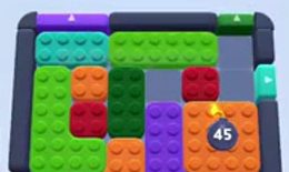 Color Block Jam nivel 101: captura del tablero