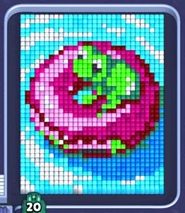 Pixel Flow уровень 2019 / 2034: скриншот поля