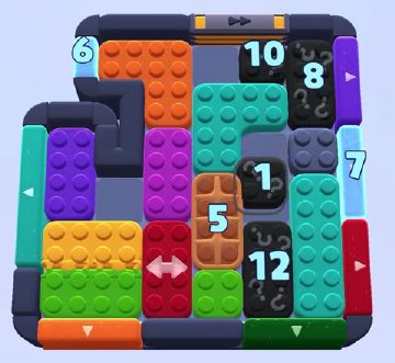 Color Block Jam 1099. bölüm: tahtanın ekran görüntüsü