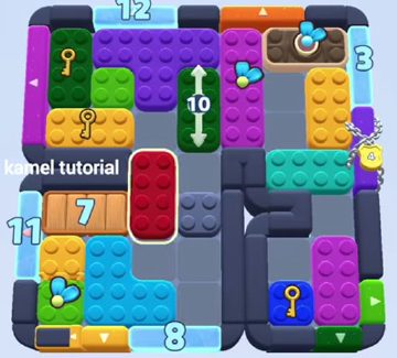 Color Block Jam Level 1522 / 1530 / 1531: Screenshot des Spielfelds