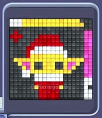 Pixel Flow Level 9: Screenshot des Spielfelds