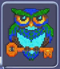 Pixel Flow Level 98: Screenshot des Spielfelds
