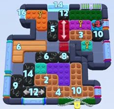 Color Block Jam 1588 / 2499. bölüm: tahtanın ekran görüntüsü
