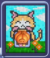 Pixel Flow level 964: screenshot of the board