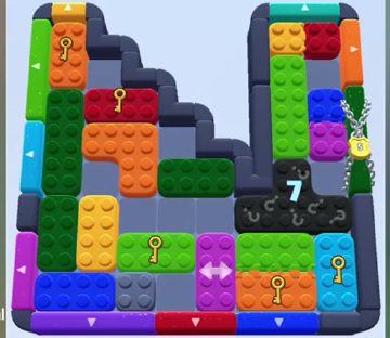 Color Block Jam niveau 1061 : capture du plateau