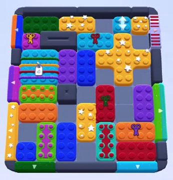Color Block Jam nivel 1473 / 1468 / 1470: captura del tablero