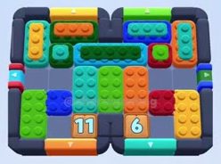 Color Block Jam Level 572 / 1249 / 1466: Screenshot des Spielfelds