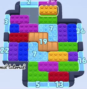 Color Block Jam level 1638 / 1700 / 2632: screenshot of the board