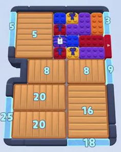 Nivel de Color Block Jam: captura del tablero