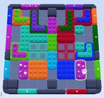 Color Block Jam 249 / 637 / 1087. bölüm: tahtanın ekran görüntüsü