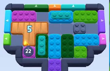 Color Block Jam level 363 / 474 / 757: screenshot of the board