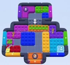 Color Block Jam Level 1401 / 1402 / 1426 / 1429 / 1433: Screenshot des Spielfelds