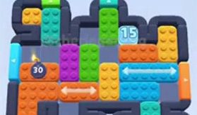 Color Block Jam level 475 / 887: screenshot of the board