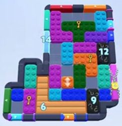 Color Block Jam 레벨 1314 / 2221: 보드 스크린샷