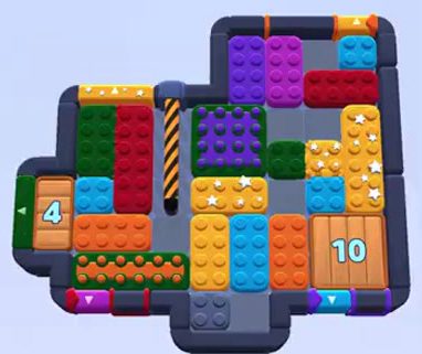 Color Block Jam 레벨 1407 / 1408 / 1443 / 1446: 보드 스크린샷