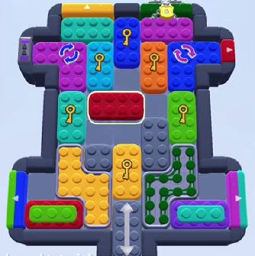 Color Block Jam 레벨 1261 / 1264 / 1271: 보드 스크린샷