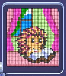 Pixel Flow level 1383: screenshot of the board