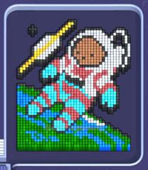 Pixel Flow level 1307: screenshot of the board
