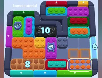 Color Block Jam уровень 1026: скриншот поля