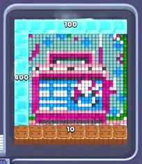Pixel Flow level 728: screenshot of the board