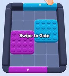Color Block Jam Level 1: Screenshot des Spielfelds