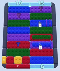 Niveau de Color Block Jam : capture du plateau
