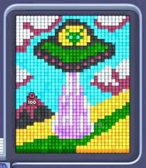 Pixel Flow Level 640: Screenshot des Spielfelds