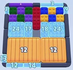 Niveau de Color Block Jam : capture du plateau