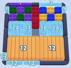 Niveau de Color Block Jam : capture du plateau
