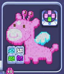 Pixel Flow level 1351: screenshot of the board