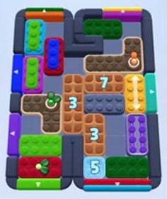 Color Block Jam Level 1671 / 1685 / 2675: Screenshot des Spielfelds
