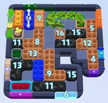 Color Block Jam level 1639 / 2550: screenshot of the board